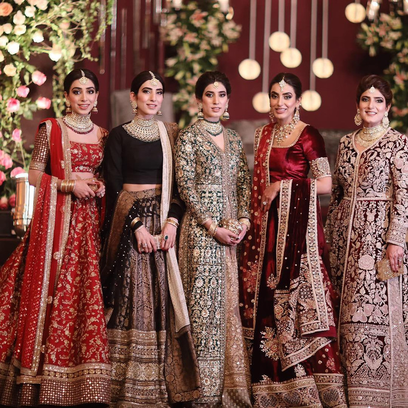 bridesmaid pakistani dresses