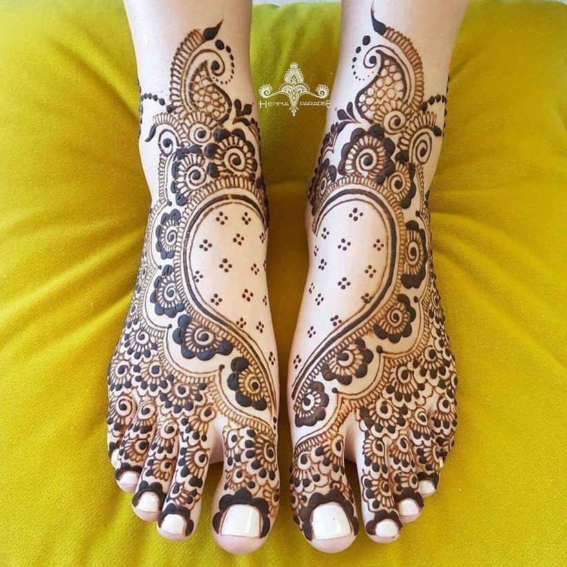 21 Simple Foot Mehndi Design That Are Perfect For Brides-To-Be