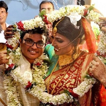 Here's the Transgender Couple Who Had a Bengali 'rainbow' Wedding