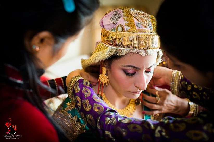 Kashmiri pandit bride earrings discount
