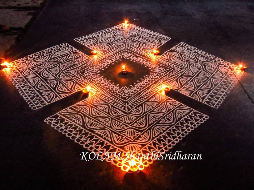 Simple Rangoli Kolam Collections To Try Out This Wedding Season Daily apartment kolam 🍀30 rangolis for 30 days 🍀easy & simple evening muggulu. simple rangoli kolam collections to try