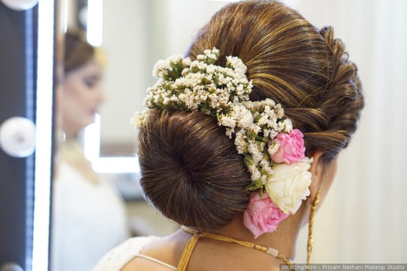 bun hairstyle for wedding