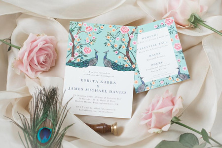 Quirky Wedding Invitation Card Using Canva the App