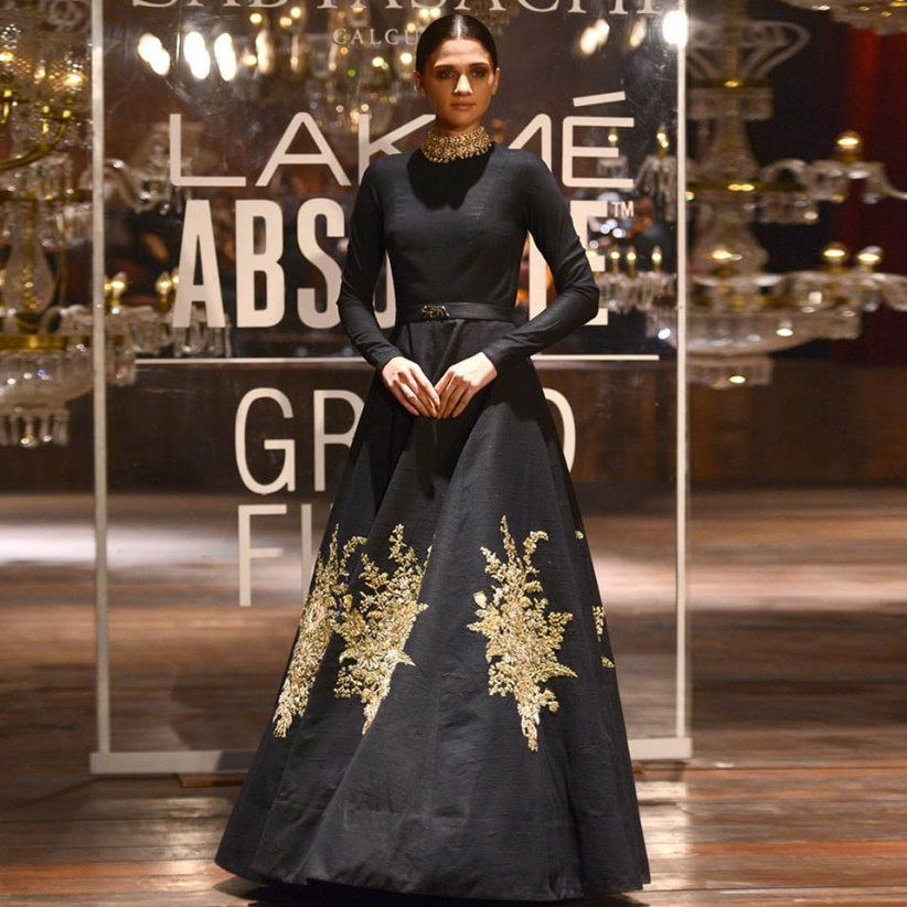 sabyasachi black dress