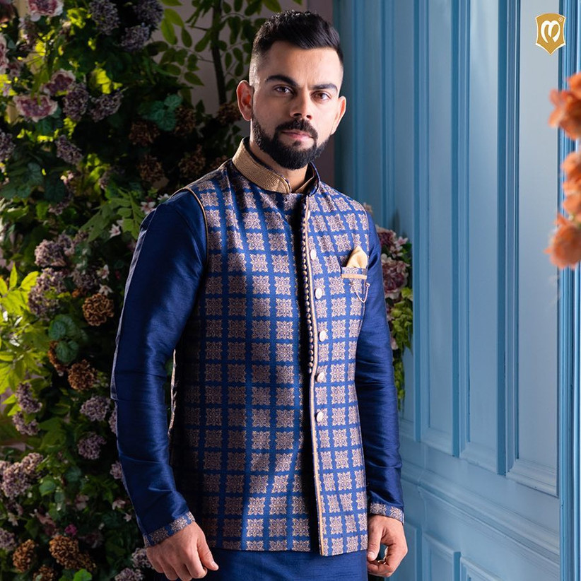 Breathtaking Kurta Pajama Designs With Jacket: the Manyavar Mohey Style!
