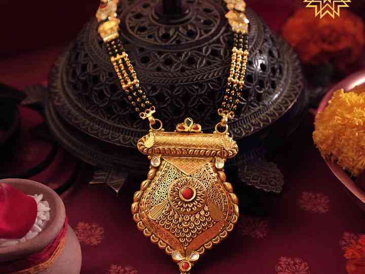 Gold mangalsutra outlet design 2019