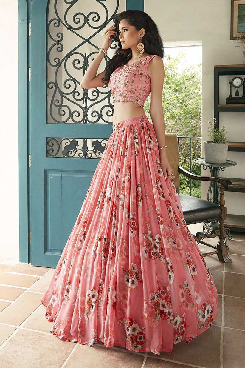 Long Skirts For Wedding Function Online 