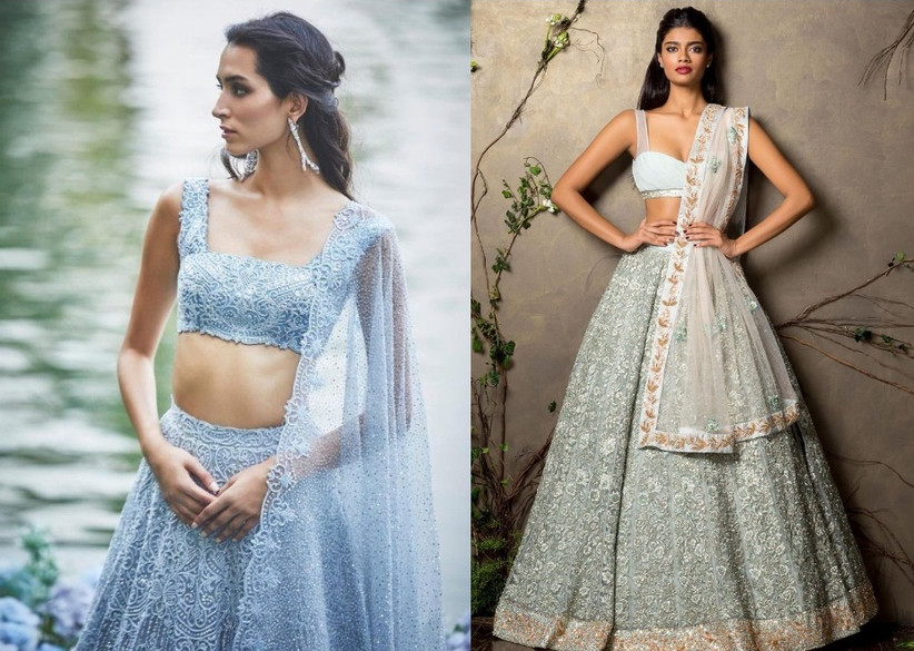 33+ Breathtaking Pastel Lehenga designs ...