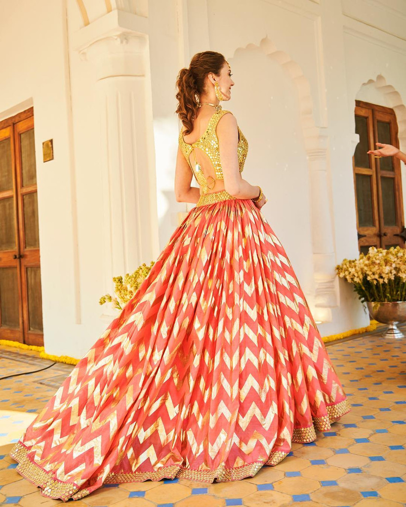 reception lehenga models