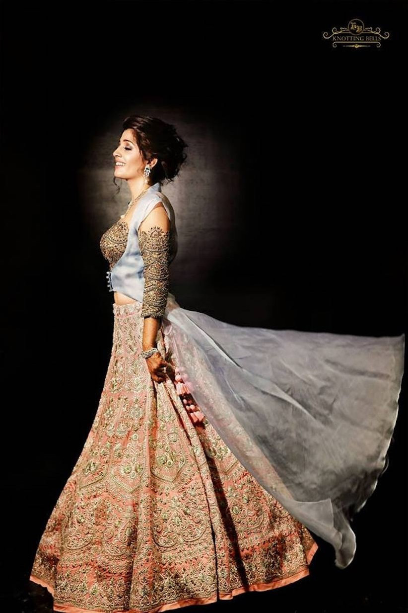 simple lehenga suit