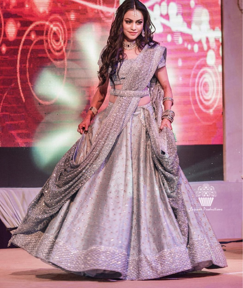 lightweight lehenga for engagement