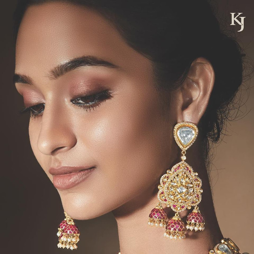 Traditional Jhumkas With A Modern Twist For Every Bride To Be Get your festive look on point with jewellery by khanna jewellers. traditional jhumkas with a modern twist