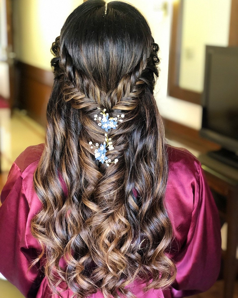 this only guide for the indian bridal hairstyle step by step