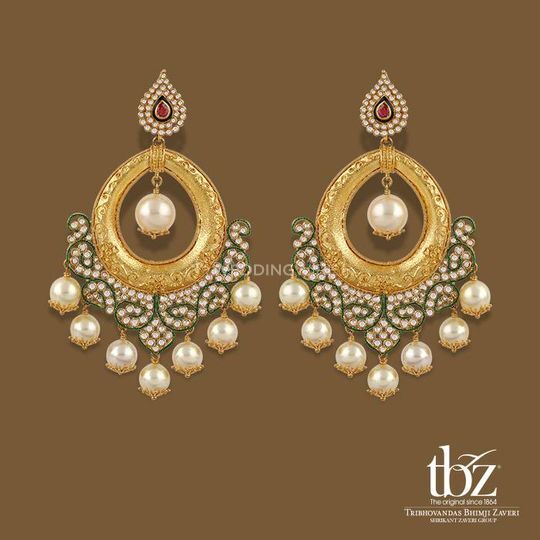 Tribhovandas bhimji zaveri earrings designs sale