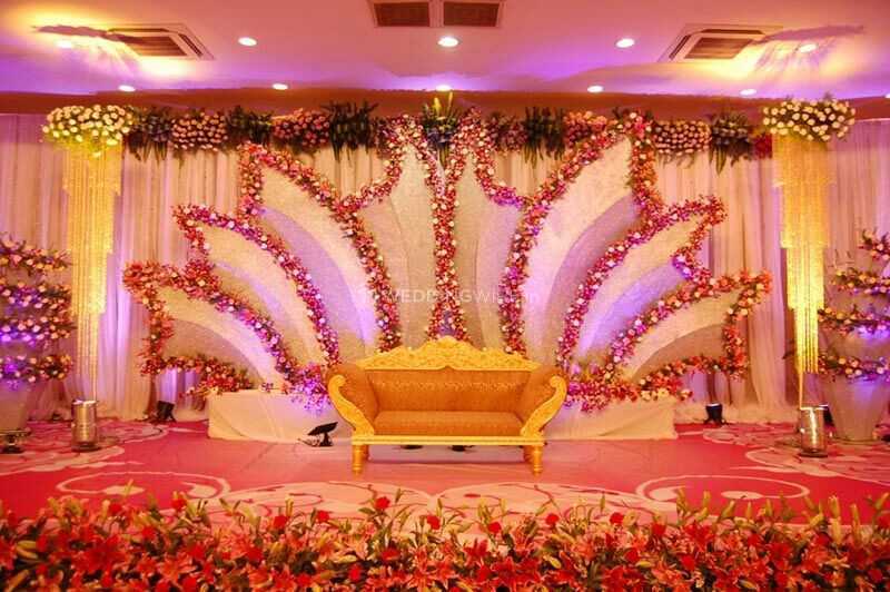 Wedding Reception From Velu Flower Decorations Photo 17