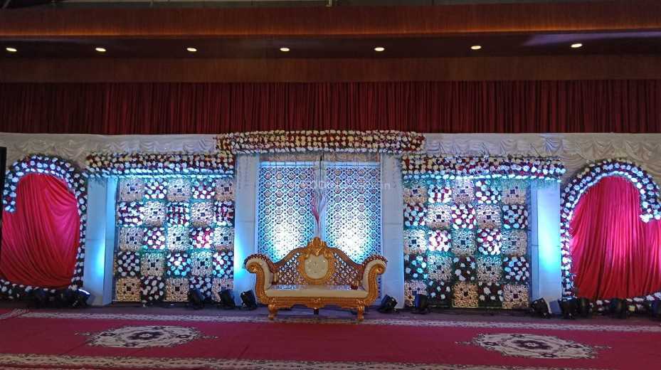 Stage Floral Decor From New Kalapriya Flower Decoration Photos