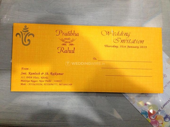 C M Stickers And Labels Invitations Malviya Nagar Weddingwire In Images, Photos, Reviews