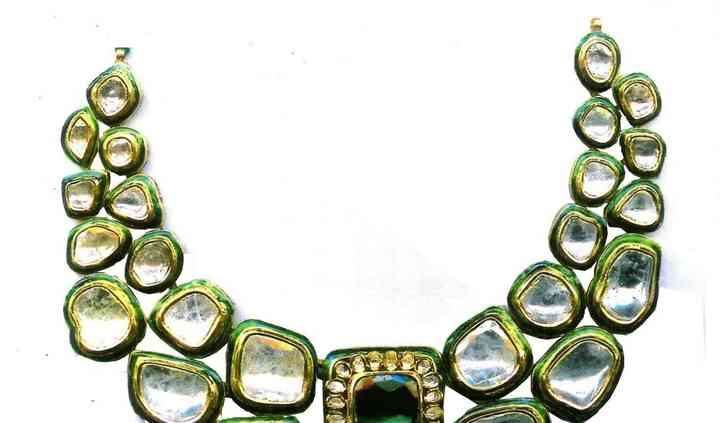 polki kundan set