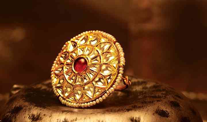 Tanishq kundan rings sale
