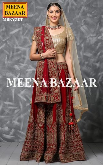 meena bazaar lehengas