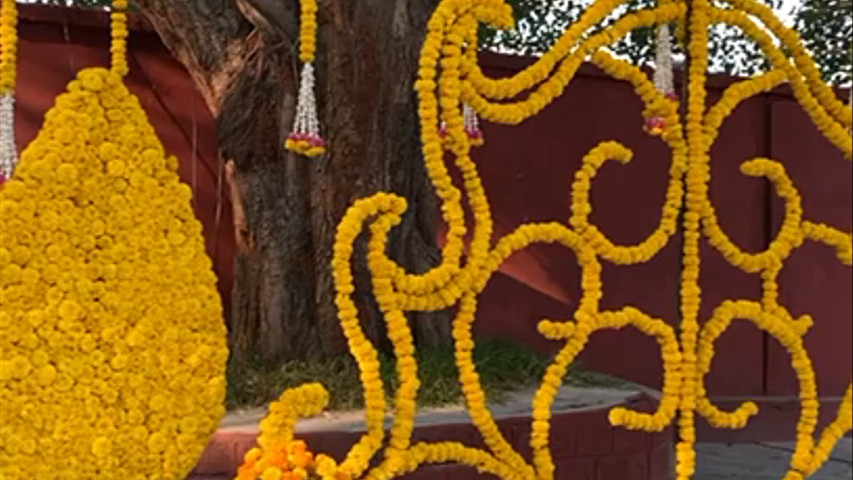 Haldi decor