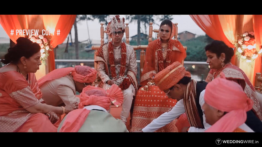 Wedding highlights video of Neha and Rajat's wedding 