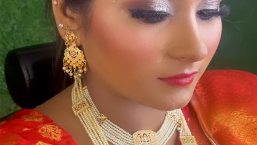 Bengali bride in process