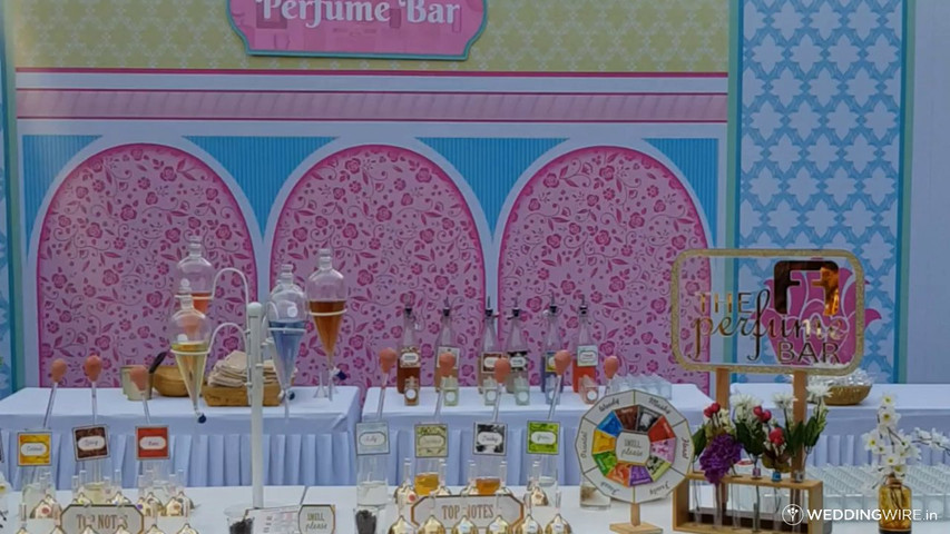 Perfume Bar at Wedding Carnival