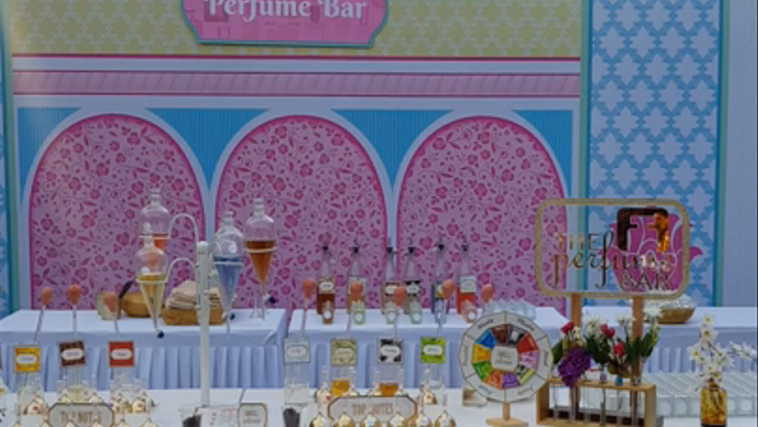 Perfume Bar at Wedding Carnival 