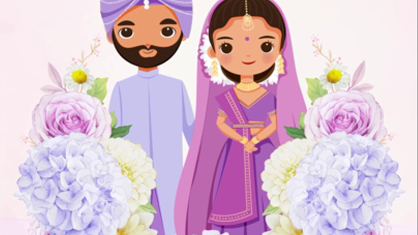 Punjabi wedding Invitation video