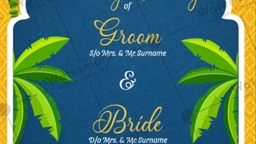 South Indian Wedding Invitation Video