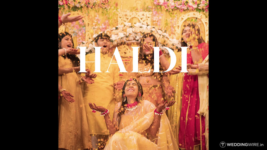 Short glimpse from Saloni’s haldi ceremony!