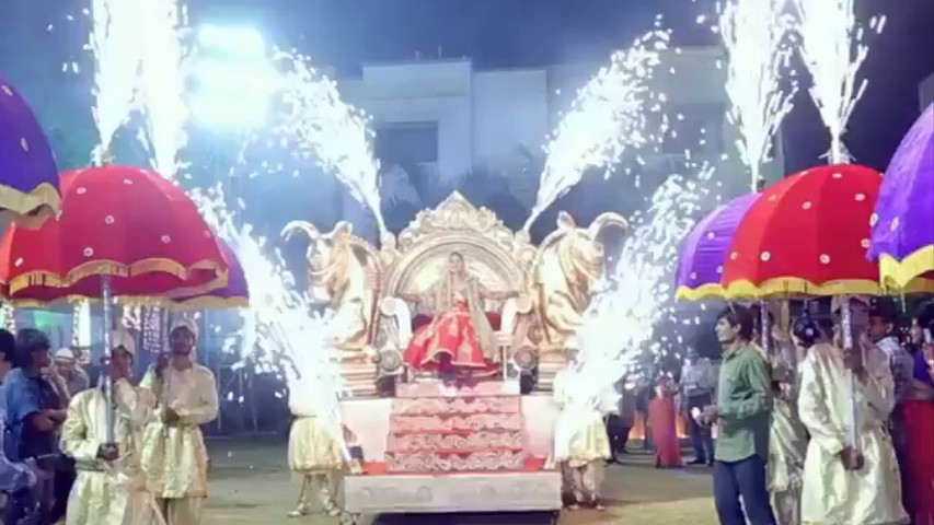 Jaipuri Bridel Entry concept in wedding