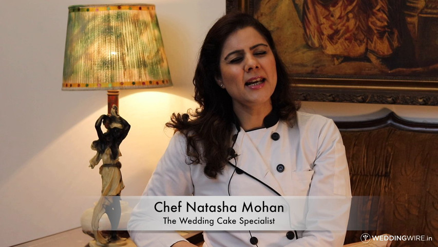 Wedding cake specialist chef Natasha Mohan