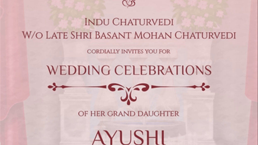 Ayushi govind wedding celebration 165483449340580