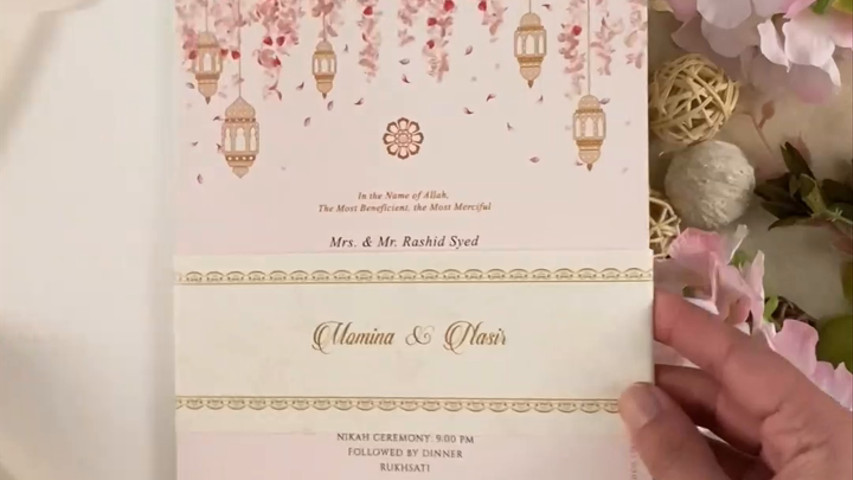 Noor Mahal Wedding Card