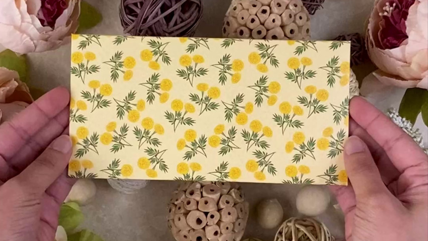 Dancing Marigolds Money Envelope