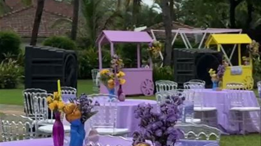 Haldi in Lavender hues