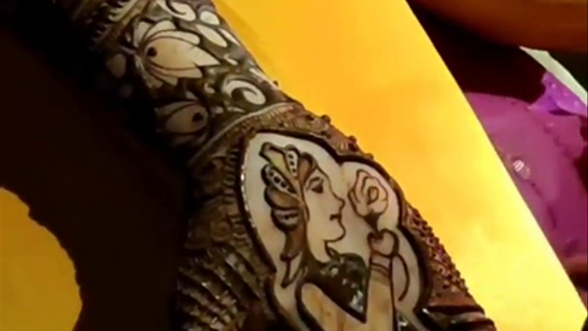 Bridal mehndi