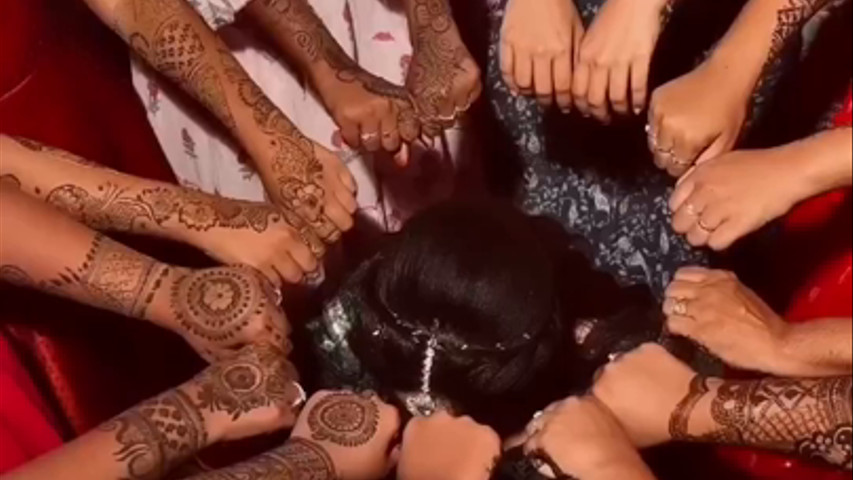 Bridal mehndi