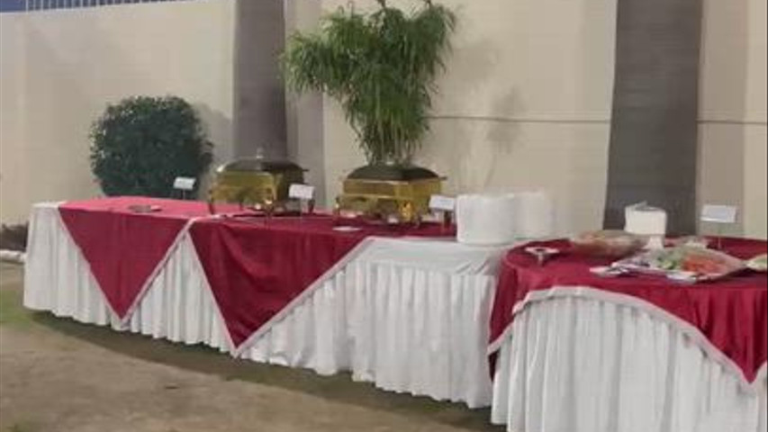 Catering setup