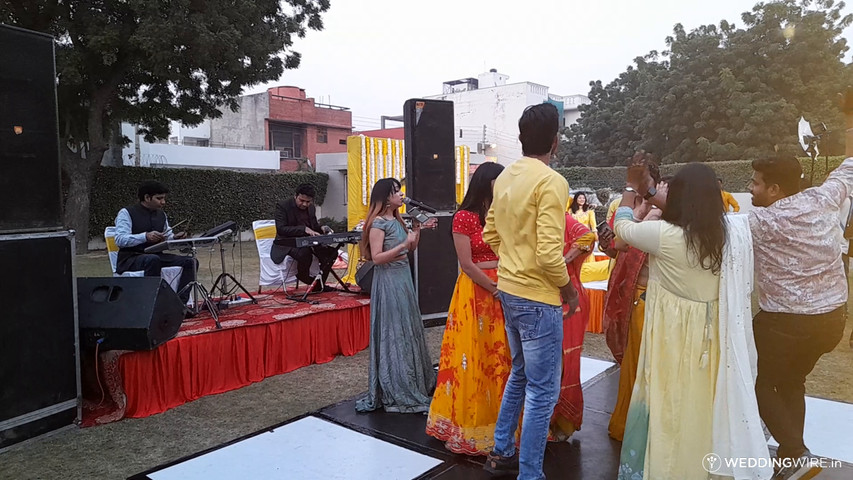 Live Orchestra In Haldi Function 