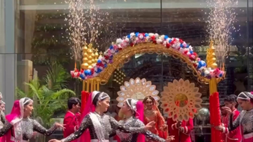 Bride groom entry & Varmala 