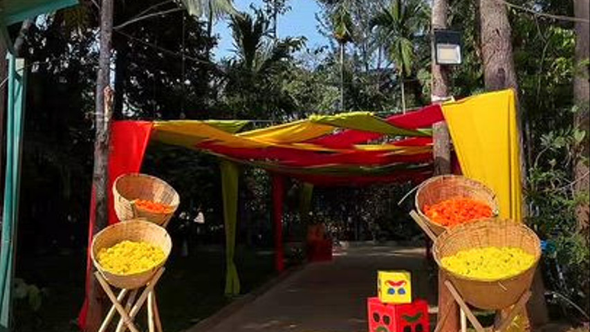 Haldi Setup by Dreamstrokes 