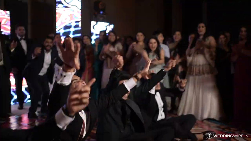 Energetic Group Dance in Wedding Function