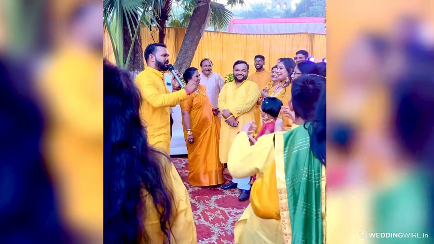 Transform your haldi ceremony into a lively fiesta with anchor deepak 172176035786063