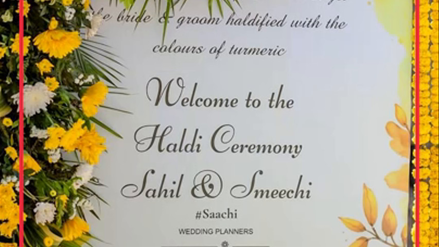 sahil sameechi haldi 