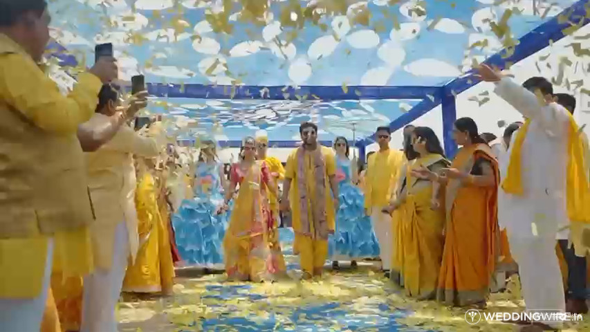 Sun-Kissed Rituals: The Haldi Celebration