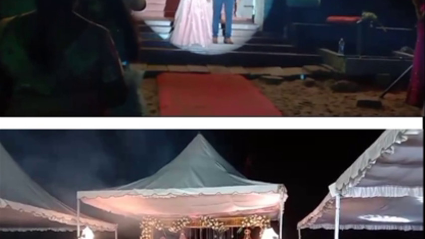 A Surreal Beach Wedding 