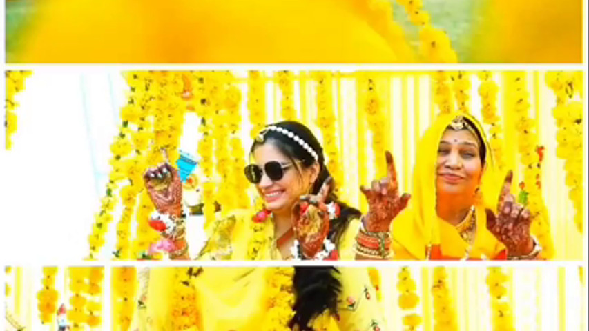 Bride haldi 